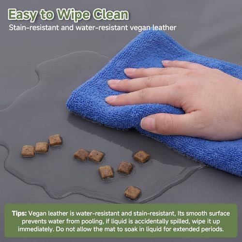 Outdoor XL Dog Crate Pad Bed, Reversible Waterproof Wipeable Mat - Image 2
