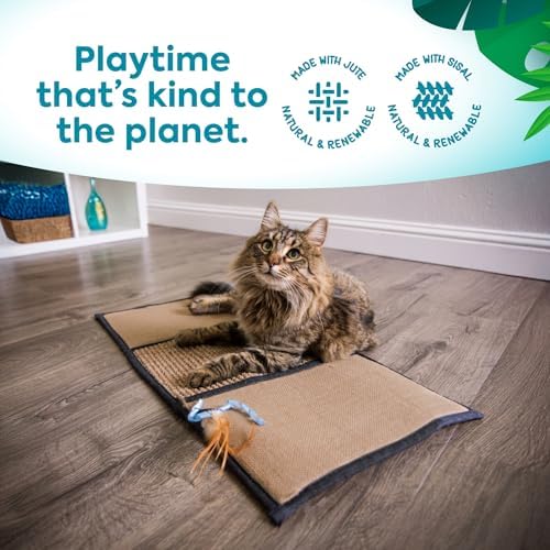 Petlinks Scratch & Play Carpet & Burlap Cat Scratch Mat - Image 6