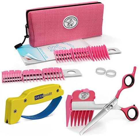 No Buzz Clipper + Sharpener by Scaredy Cut Silent Home Pet Grooming Kit by ScaredyCut