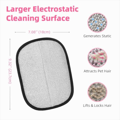 Pet Hair Removal Glove Dogs & Cats, Electrostatic Pet Hair Glove - Image 5