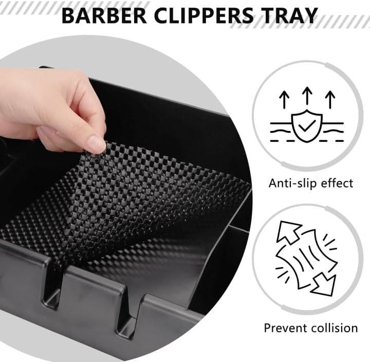 Barber Clippers Tray Station Hair Trimmer Holder Multifunctional Razors Case - Image 5