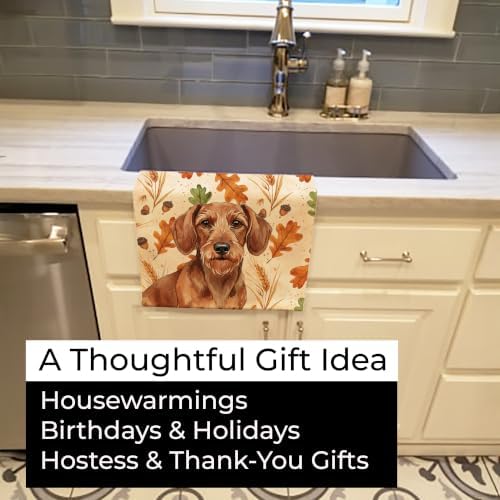Caroline's Treasures Dachshund Dogs Kitchen Towel 15x25 in - Image 5
