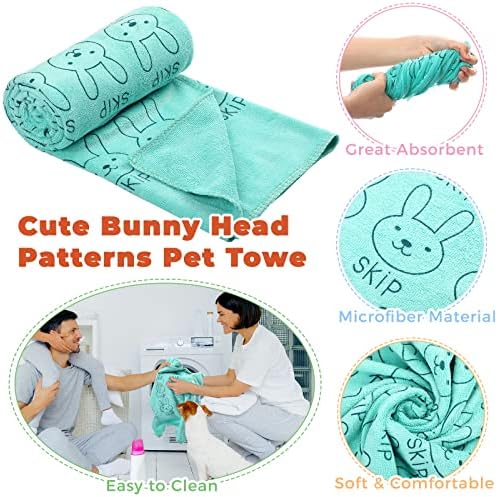 Irenare 12 Microfiber Puppy Towels - Image 3