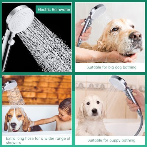 Dog Shower Head Sprayer Pet High Pressure 3 Mode Handheld - Image 4