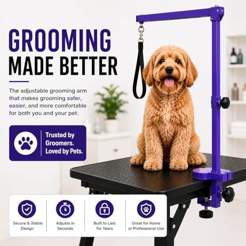 Adjustable Pet Grooming Arm for Dogs & Cats – Foldable Grooming Arm - Image 3