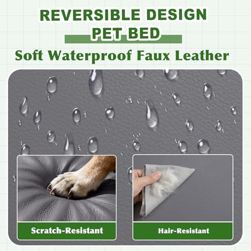 Waterproof Dog Bed Washable Wipeable, Orthopedic Medium Crate Pad 30" - Image 2