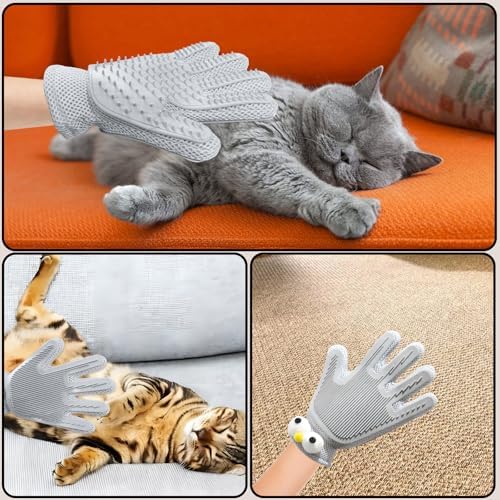 2 in 1 Pet Grooming Gloves - Image 5