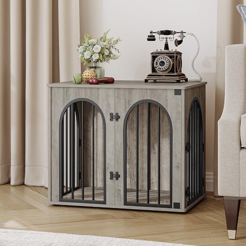Hzuaneri 26.8'' Dog Crate Furniture, Dog Kennel Indoor - Image 4