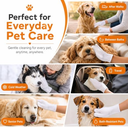Pet Glove Wipes for Dogs & Cats - Image 7