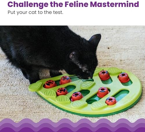 Catstages Nina Ottosson Buggin’ Out Puzzle & Play Cat Toy Treat Puzzle - Image 2