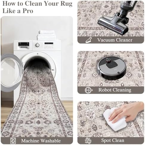 2x9 Runner Rug Non Slip: Washable Soft Carpet - Image 4