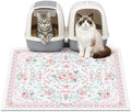 Cat Litter Mat 33" x 22" for Litter Box, Non-Slip Washable Floor Mat by Unknown