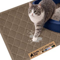 GORILLA GRIP Cat Litter Box Mat, Coiled Mesh Trapping Mats, 24x17 Brown by GorillaGrip