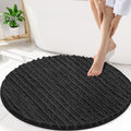 Smiry Bathroom Rugs Round 30X30, Extra Soft Rubber Backing Bath Mats by Smiry