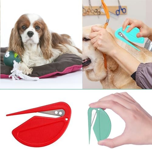 5pcs Pet Knot Opener Knotting Comb Removal Dematting Hair Flea Brush Shedding - Image 4