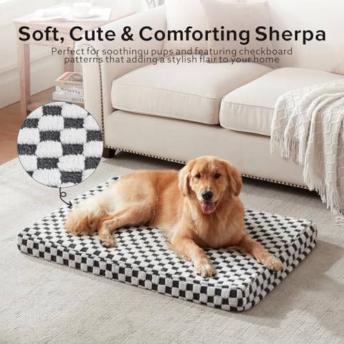 JOEJOY Orthopedic Dog Bed for Large Dogs, Memory Foam Pet Bed - Image 2