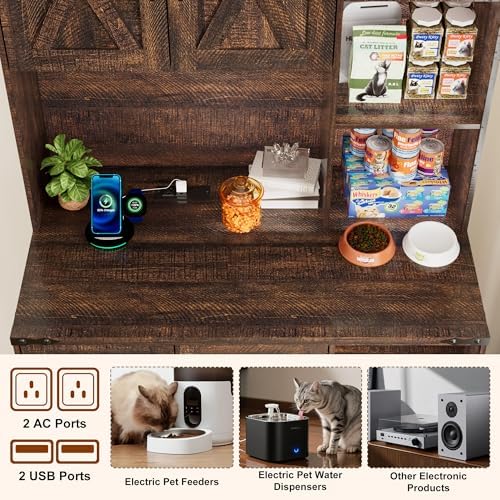 71Inches Tall Cat Litter Box Enclosure - Image 4