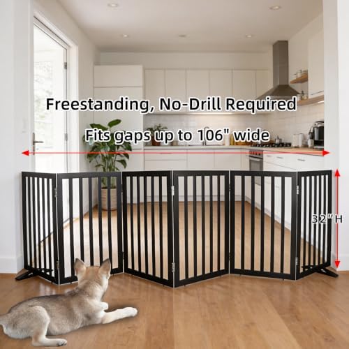 ZJSF Freestanding Indoor Dog Gate - Image 2