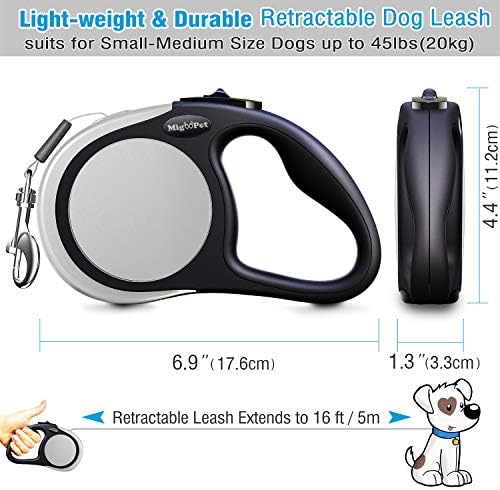 Heavy Duty Retractable Dog Leash-16ft Strong & Durable Walking Leash - Image 3
