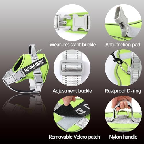 voopet Emotional Support Dog Harness, Professional Service Dog Vest Harness - Image 2