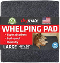 Drymate Whelping Box Liner Mat, Machine Washable, Super Absorbent, Waterproof by Drymate