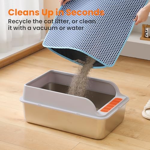 Cat Litter Mat, Double Layer Honeycomb Litter Box Mat - Image 5