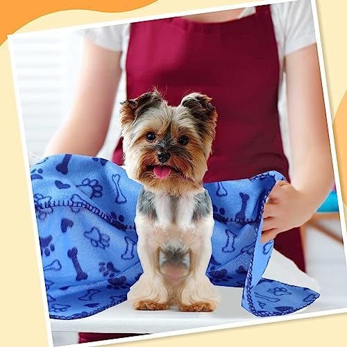 Preboun 50 Pack Puppy Blankets Bulk, Soft Fleece, 24 x 28 Inch, 25 Styles - Image 6