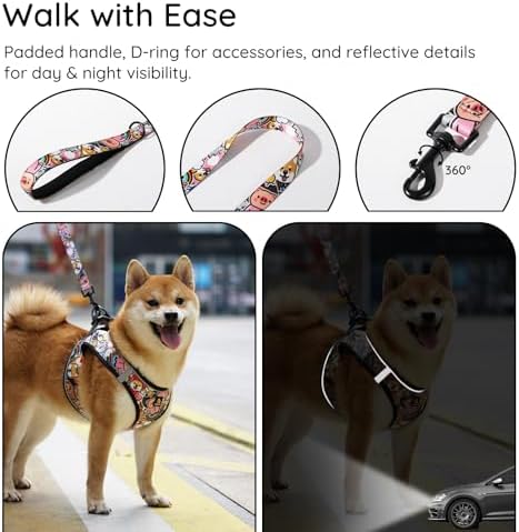 BELLA & PAL Step in Puppy Harness and Leash Set - Image 4