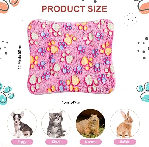 Tuanse 4 Pack Soft Pet Bed Mat Small Dog Crate Fleece - Image 2