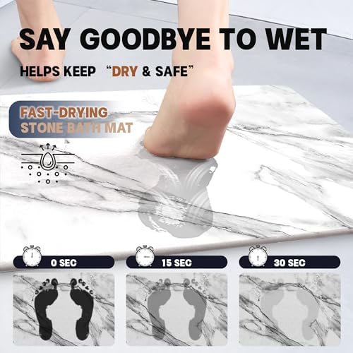 Stone Bath Mat Diatomaceous Earth Shower Mat - Image 5