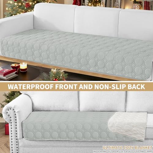 ZNSAYOTX Ultimate Cozy Blankets 100% Waterproof Sofa Mat Blanket - Image 2