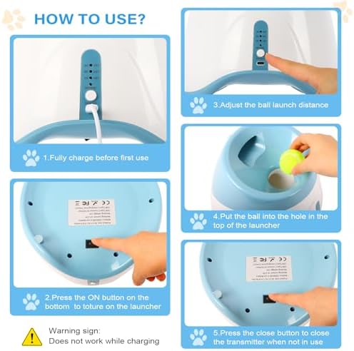 Automatic Ball Launcher for Dogs: Indoor Thrower Fetch Machine - Image 5