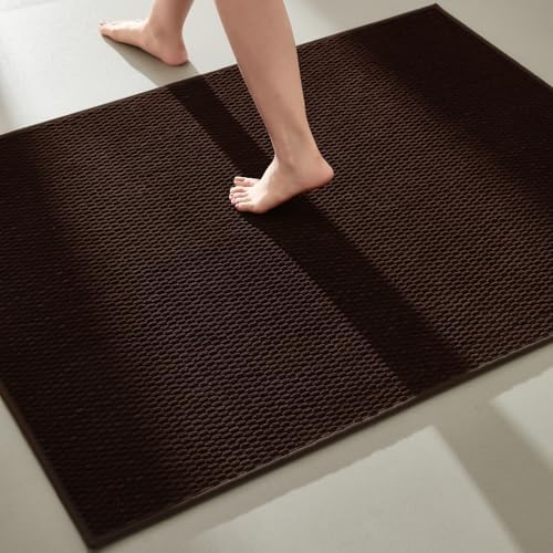 TYUU Large Bathroom Rugs Non Slip Washable Bath Rugs Super Absorbent Bathroom by TYUU