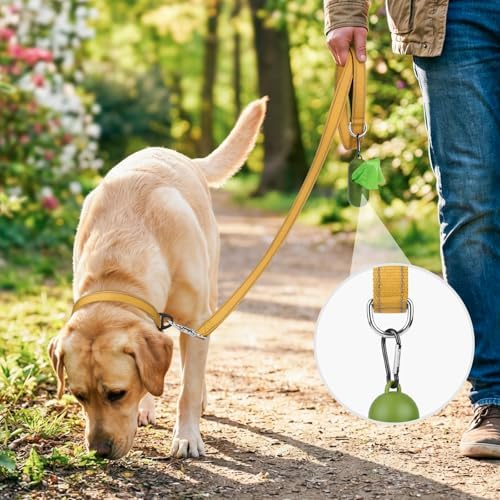 Joytale Reflective Dog Leash for Medium & Large Dogs, 5 FT x 1" - Image 2