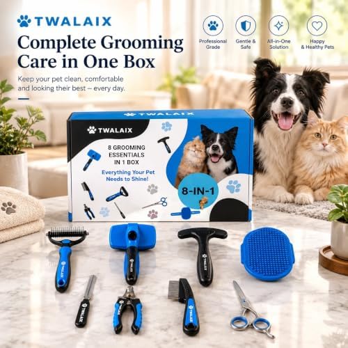 8-in-1 Dog Grooming Kit, Pet Grooming Kit - Image 2