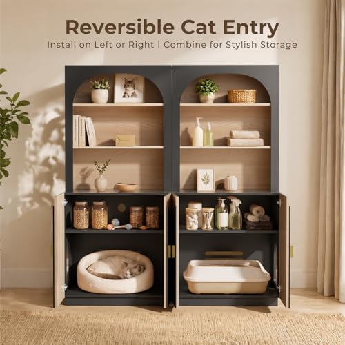 Amunrbrek Tall Cat Litter Box Enclosure - Image 4
