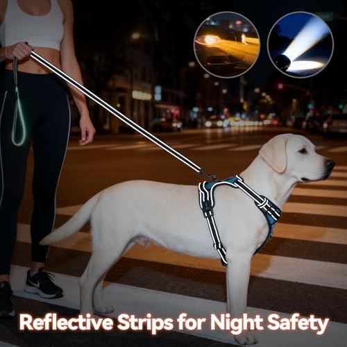 PHOEPET No Pull Dog Harnesses for Small Puppies Reflective Adjustable - Image 5