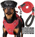 Dog Harness and Leash Set for Medium Dogs, No Pull Tactical Dog Harness by Unknown