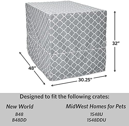 MidWest Homes for Pets XL Dog Crate Cover Featuring Teflon Fabric Protector - Image 7