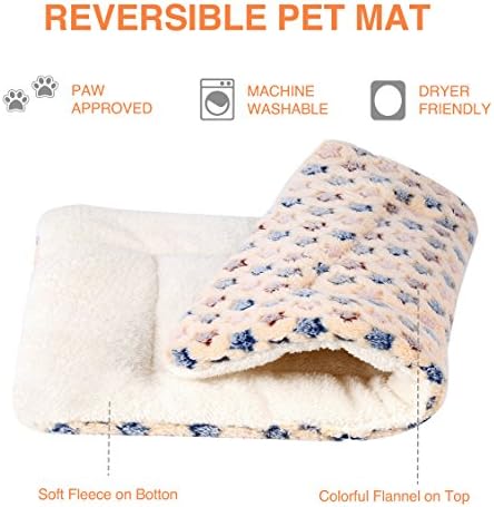 Mora Pets Dog Crate Pad Bed Ultra Soft Pet Mat Star Print Brown 29 x21 Inch - Image 3