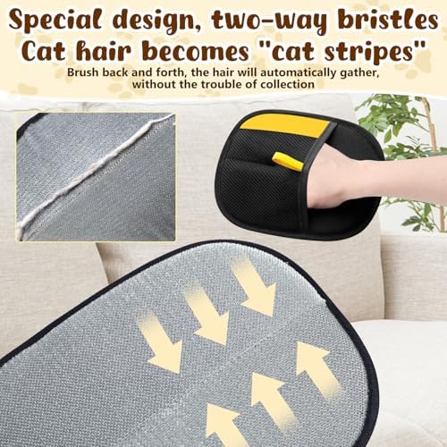 2pcs Pet Hair Removal Glove for Cats & Dogs, 2025 New Upgrade Efficient - Image 2