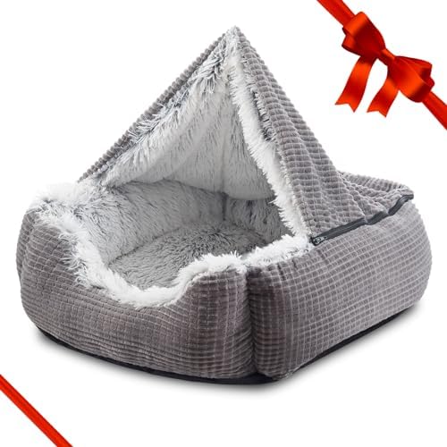 MIXJOY Dog Beds for Small Medium Dogs by MIXJOY