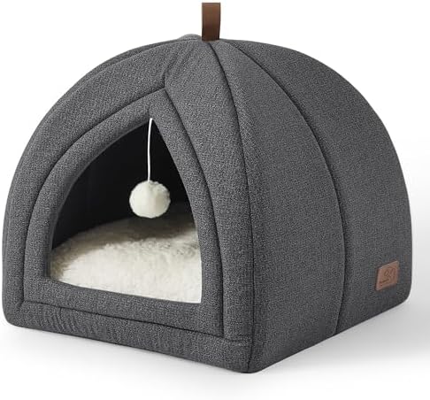 Bedsure 2in1 Cat Beds for Indoor Cats Cave for Kitten by BEDSURE