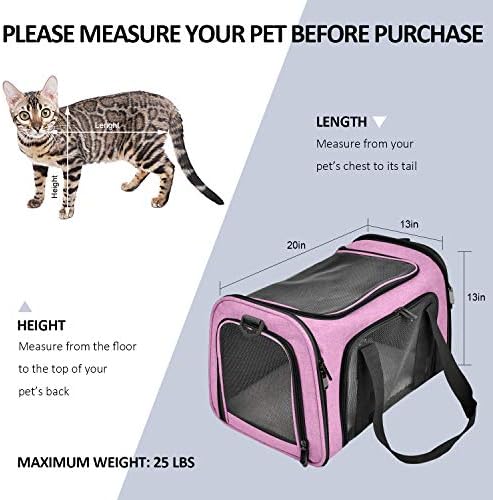 Henkelion Large Cat Carriers Dog Carrier Pet Carrier - Image 4