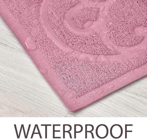PetLike 2pk 30x18 inch Cat Litter Box Mat, Thick Kitty Litter Trapping Mat - Image 3