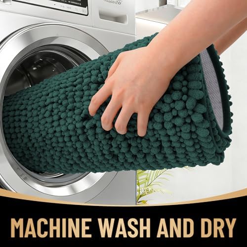 OLANLY Thick Chenille Large Bathroom Rugs Mats 40x32 - Image 4