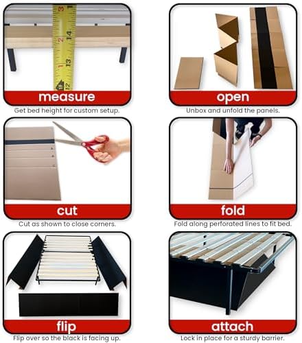 Hidden Under Bed Pet Blocker – Dog and Cat Barrier up to 17.5” Tall. Includes 3 - Image 3