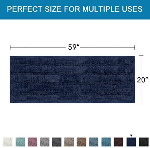 H.VERSAILTEX Bathroom Rugs Bath Mat Runner Rug Non Slip Kitchen Rug Extra Long - Image 2