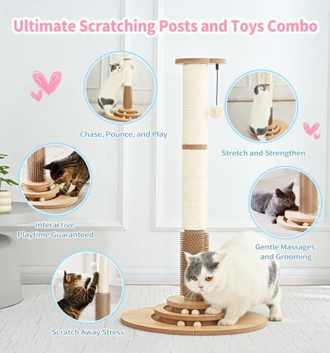 Made4Pets Tall Cat Scratching Post - Image 2