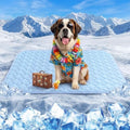 Cooling Mat for Dogs Extra Large 43" x 31", Cooling Pet Bed w Ice Silk Fabric & by Unknown